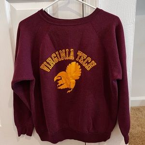 Virginia Tech Vintage Hokie Crewneck